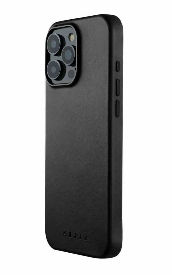 Накладка Mujjo Leather Case With MagSafe Compatible для iPhone 16 Pro Max, Black (MUJJOCL055BK). Фото 1