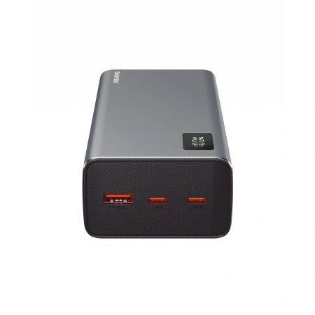 Внешний аккумулятор Breaking Metallica USB-A+2USB-C, 30000мАч, 22Вт,PD, QC 3.0 LED, Графит. Фото 3