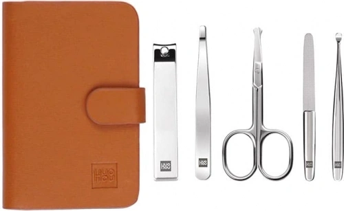 Маникюрный набор HuoHou Stainless Steel Nail Clipper Set, серебристый (HU0061). Фото 1