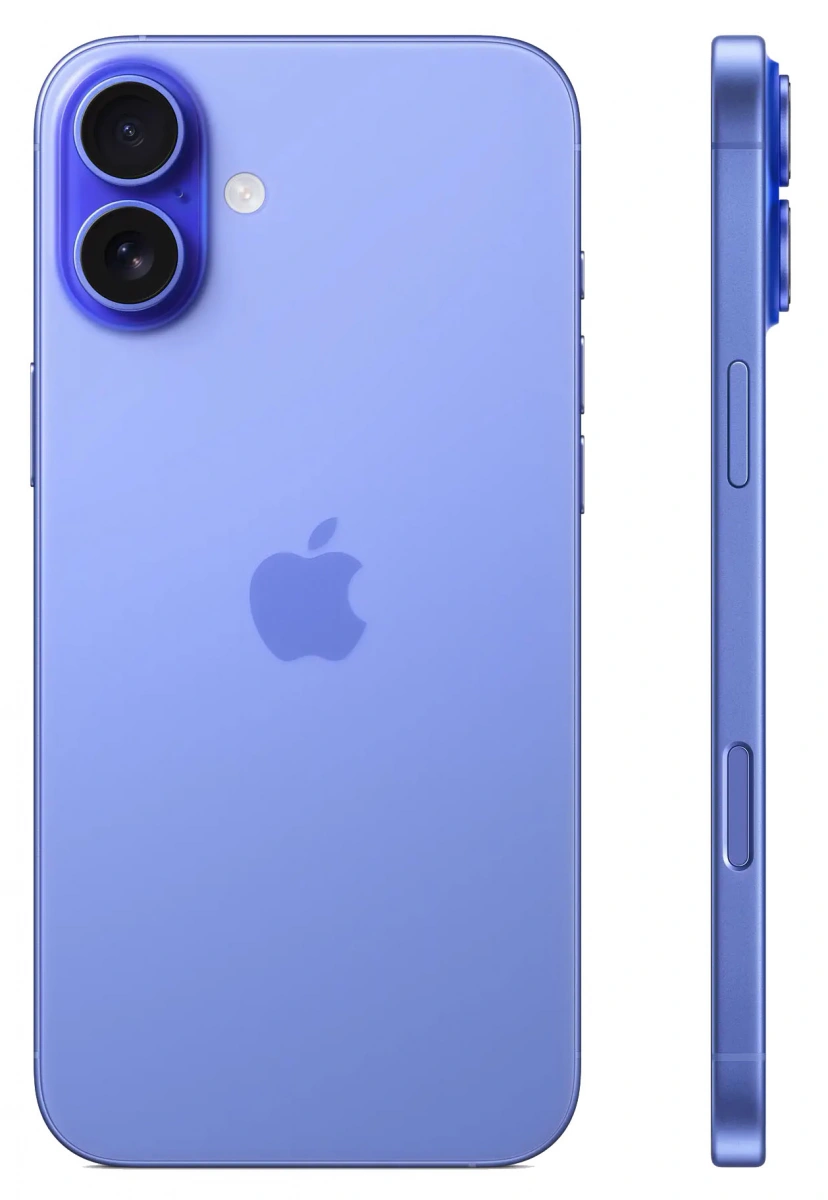 Смартфон Apple iPhone 16 128Гб Ультрамарин (eSIM+SIM) (Без RuStore). Фото 2