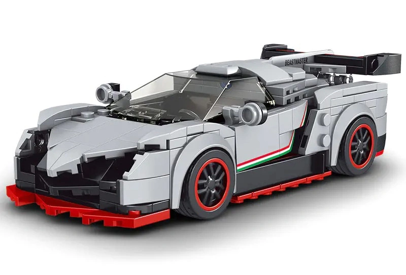 Конструктор Mould King Models 27007. Lamborghini Veneno, 398 деталей. Фото 2