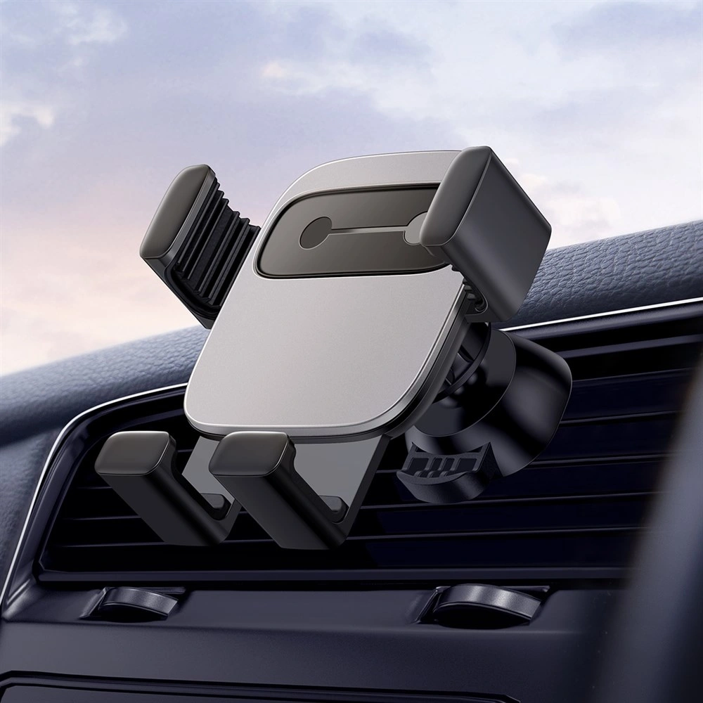 Держатель Baseus Cube Gravity Vehicle-mounted Holder, Silver (SUYL-FK0S). Фото 4
