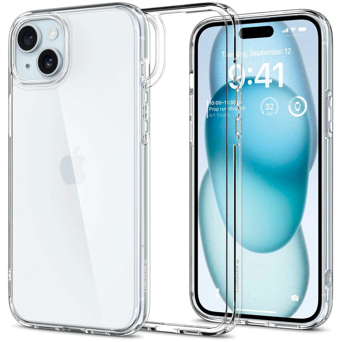 Накладка Spigen Ultra Hybrid для iPhone 15 Plus, Crystal Clear (ACS06653). Фото 1