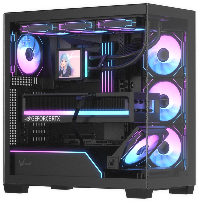 Корпус Formula V Line Crystal Z8G Floe [Crystal Z8G FLOE Black] Чёрный. Фото 1