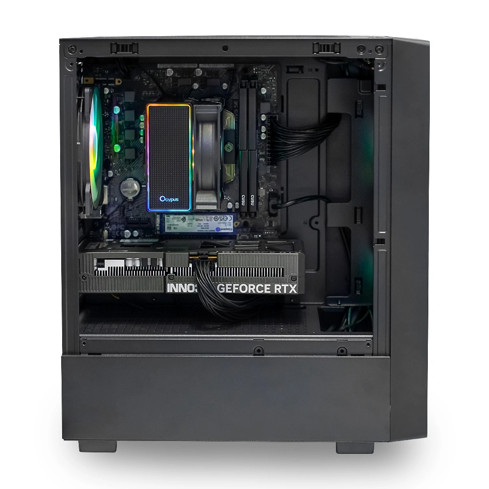 Системный блок CORE M (SM02 Ryzen 5 5600, 32Gb DDR4, RTX5060, SSD 1Tb M.2, ASRock B550M, 550Вт). Фото 2