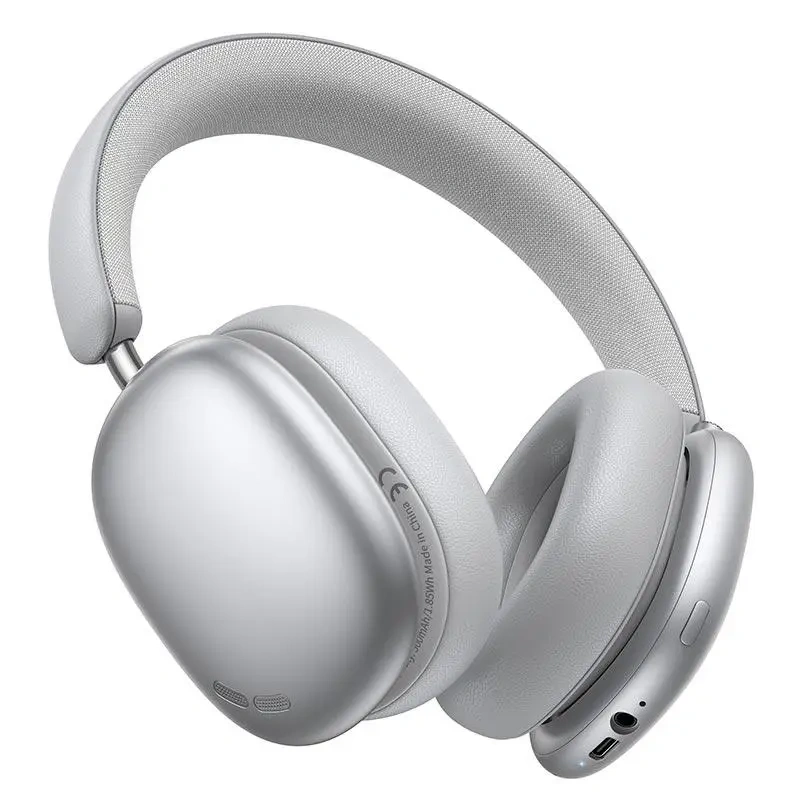 Беспроводные наушники Hoco W63 Triunfo ANC BT, Серебристый. Фото 2