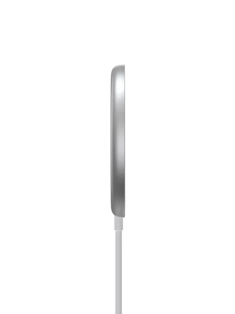 Беспроводное зарядное устройство Baseus Simple Mini3 Magnetic Wireless Charger 15W, Silver (CCJJ040012). Фото 5