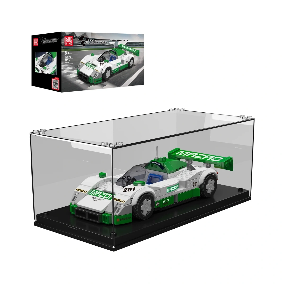 Конструктор Mould King Models 27073. Mazda 787B, 325 деталей. Фото 1