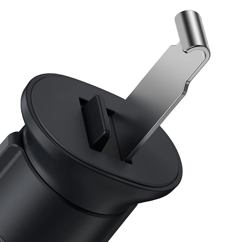Держатель Baseus Metal Age II Gravity Car Mount, Silver (SUJS000012). Фото 6