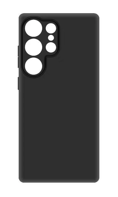 Накладка Krutoff Soft Case для Samsung Galaxy S25 Ultra, Чёрная. Фото 1