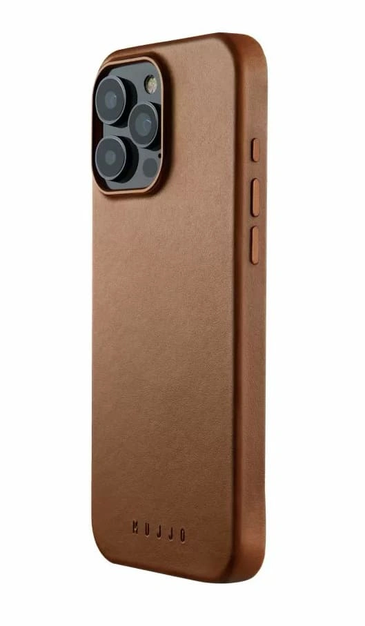 Накладка Mujjo Leather Case With MagSafe для iPhone 16 Pro, Tan (MUJJOCL051TN). Фото 1