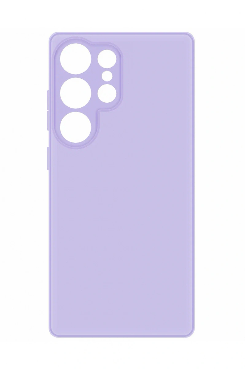 Накладка Krutoff Silicone Case для Samsung Galaxy S25 Ultra, Лаванда. Фото 1