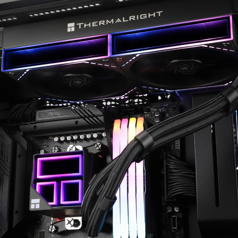 Система охлаждения Thermalright Frozen Infinity 240, Чёрный (F-INFINITY-240-BL). Фото 8