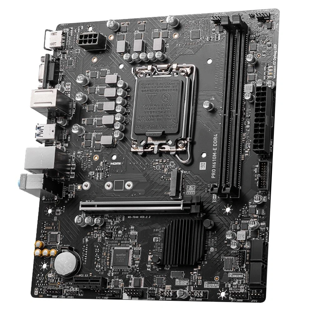 Системный блок CORE S (A307 Intel Core i3-12100, 16Гб DDR4, RTX5060, SSD 512Гб M.2, MSI H610M-E, 550Вт). Фото 6