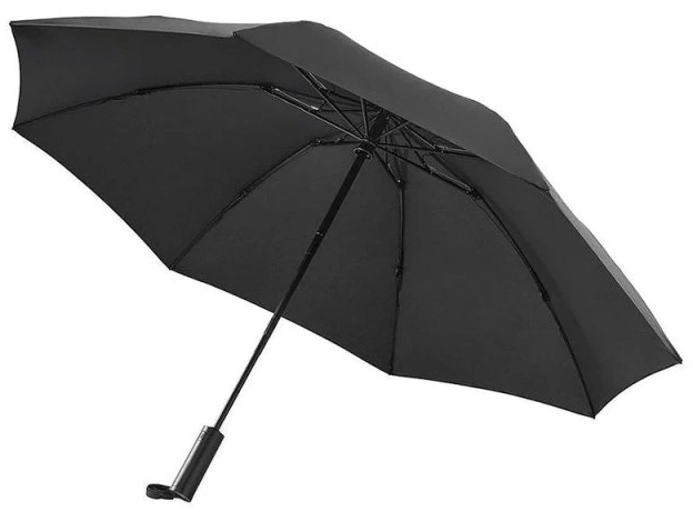 Зонт 90 Points Reverse illuminated Umbrella, Чёрный. Фото 1