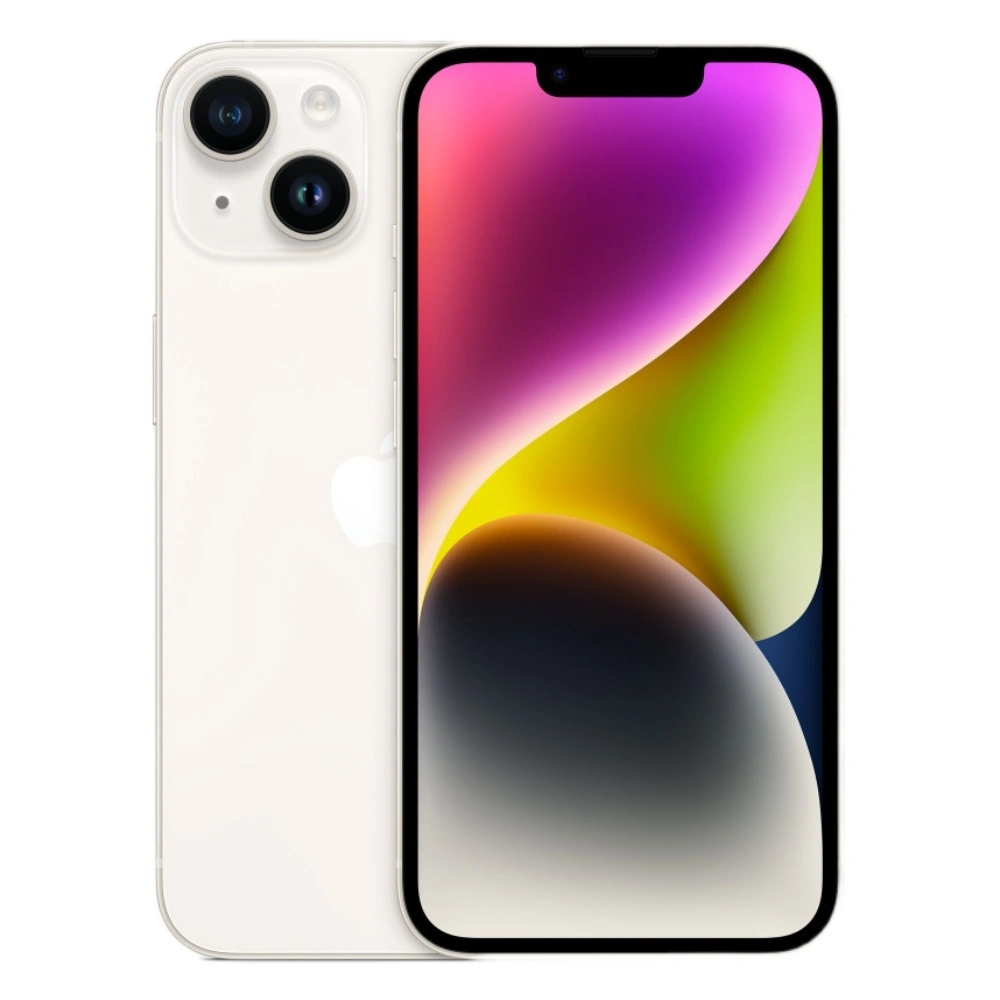 Смартфон Apple iPhone 14 128Гб Сияющая звезда (eSIM+SIM) (Без RuStore). Фото 1