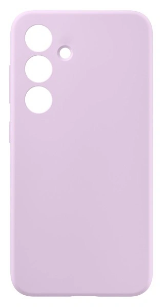 Накладка Silicone Case Logo для Samsung Galaxy S24, Лиловая. Фото 1