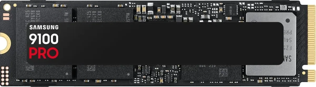 SSD накопитель Samsung 9100 Pro 1ТБ, M.2 2280, PCIe 5.0 x4, NVMe, M.2 (MZ-VAP1T0BW). Фото 1