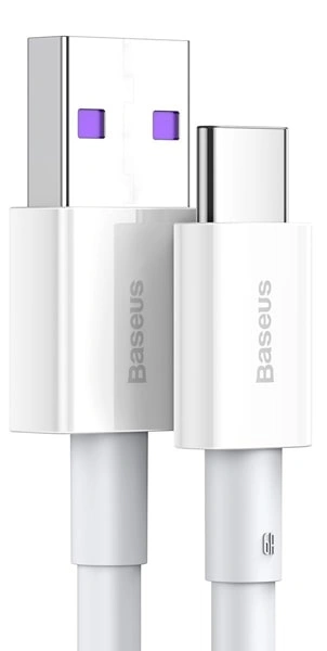 Кабель Baseus Superior Series Fast Charging Data Cable USB to Type-C 66Вт 1м, Белый (CATYS-02). Фото 2