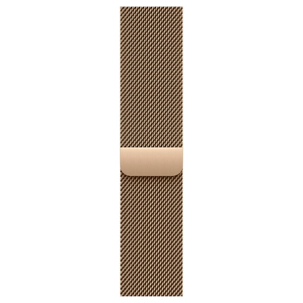 Apple Watch Series 10, 42 мм, Gold Titanium, Миланская петля "Gold", (MX083QA). Фото 3