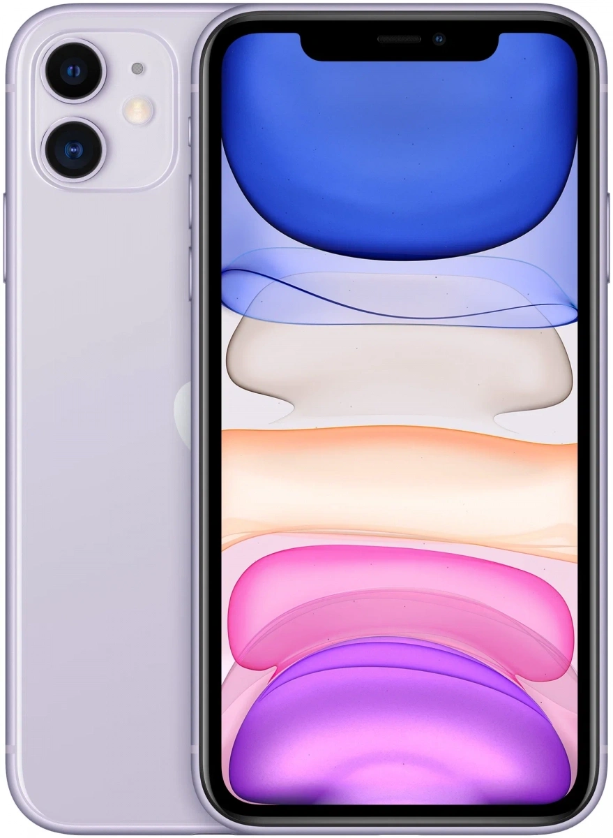 Смартфон Apple iPhone 11 64Gb Фиолетовый (Уцененный товар). Фото 3