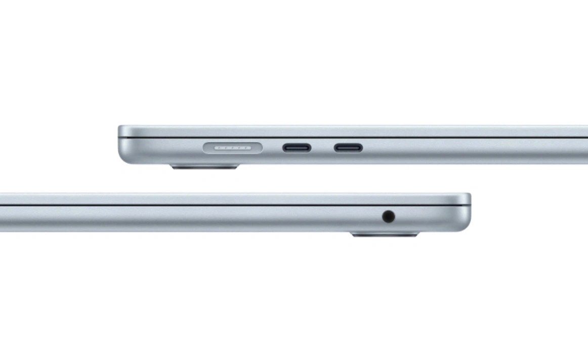 Apple MacBook Air 15" 2026 1Тб Небесно-голубой (MDVU4) (M5, 10-ядер CPU/10-ядер GPU, 24Гб, 1Тб SSD). Фото 5