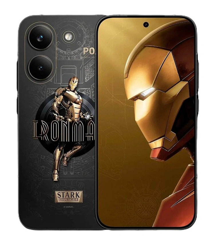 Смартфон Poco X8 Pro 12/512Гб Iron Man Edition, Чёрный. Фото 3