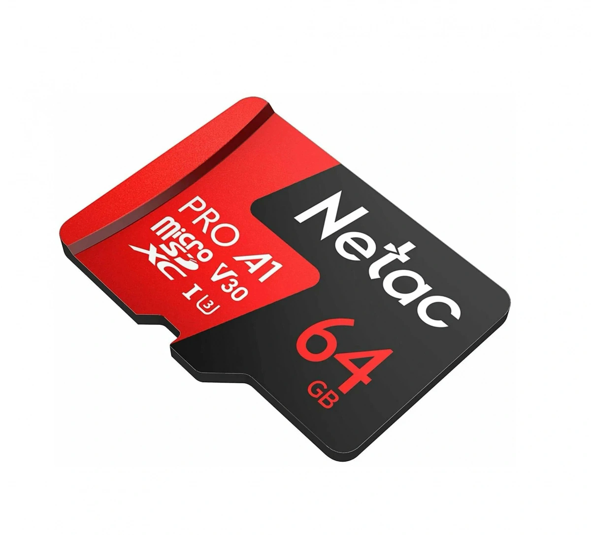 Карта памяти Netac 64GB MicroSDXC Extreme Pro Class 10 100мб/с. (P500). Фото 2