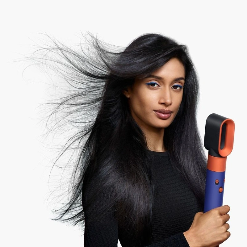 Стайлер для волос Dyson AirWrap ID Complete Long с диффузором HS08, Синий/Медный (подарочный кейс для хранения). Фото 5