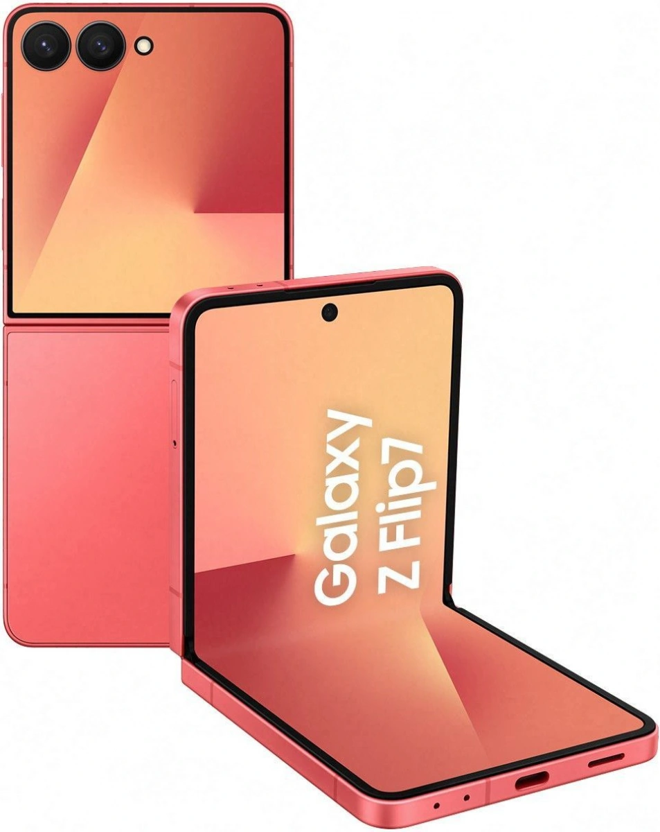 Смартфон Samsung Galaxy Z Flip7 12/512Гб Коралловый (SM-F766B). Фото 1