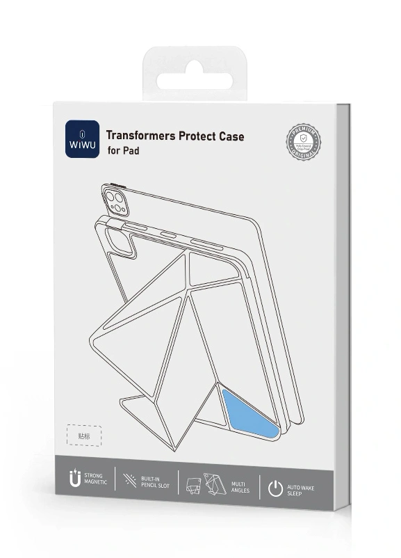 Чехол Wiwu Transformers Protect Case для iPad Air 11(2025)/ Air 10.9"(2022), Чёрный (JD-106). Фото 3