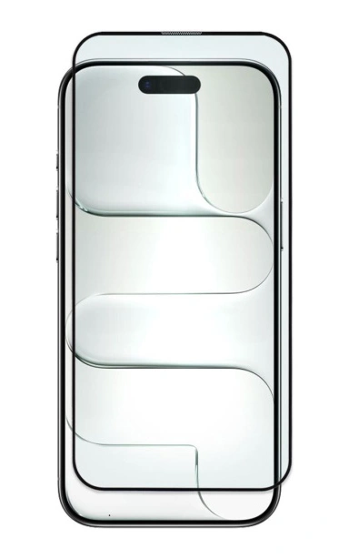 Защитное стекло 2.5D для iPhone Air, Чёрное. Фото 1