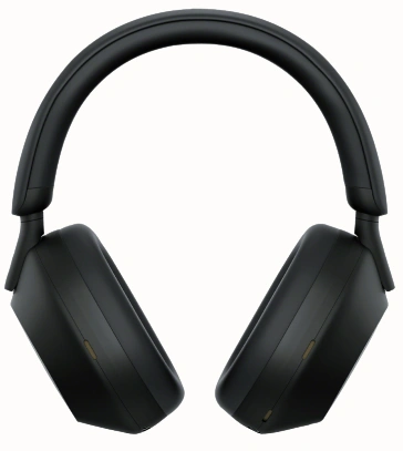 Беспроводные наушники Sony WH-1000XM5/B с шумоподавлением, Чёрные. Фото 2