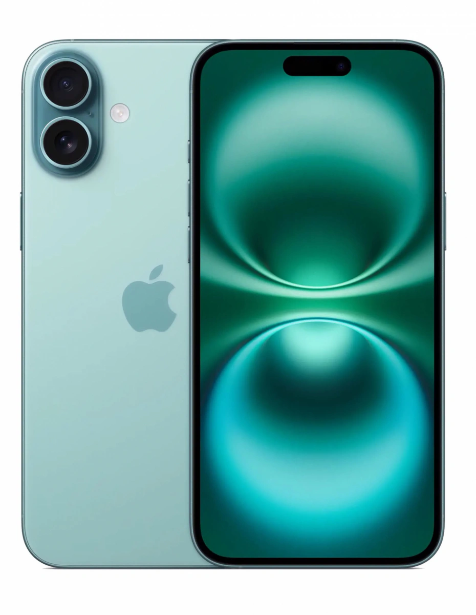 Смартфон Apple iPhone 16 256Гб Бирюзовый (eSIM+SIM) (Без RuStore). Фото 1
