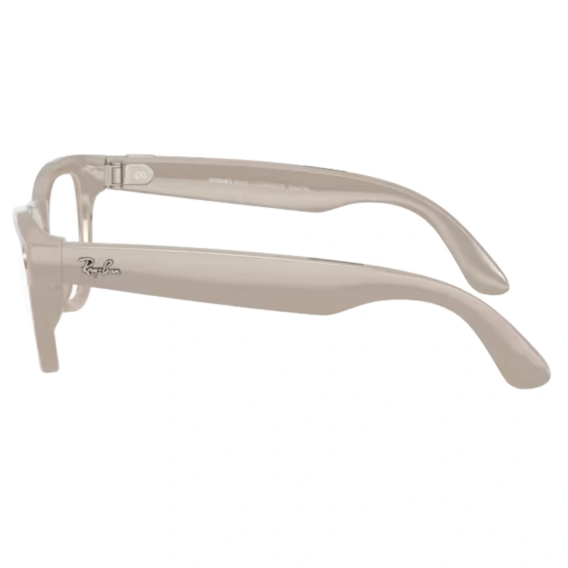 Умные очки Ray Ban Skyler (Gen 1) RW4010 Блестящий мелово-серый/Переходящий сапфир M 150-52mm (670/OMF52). Фото 5