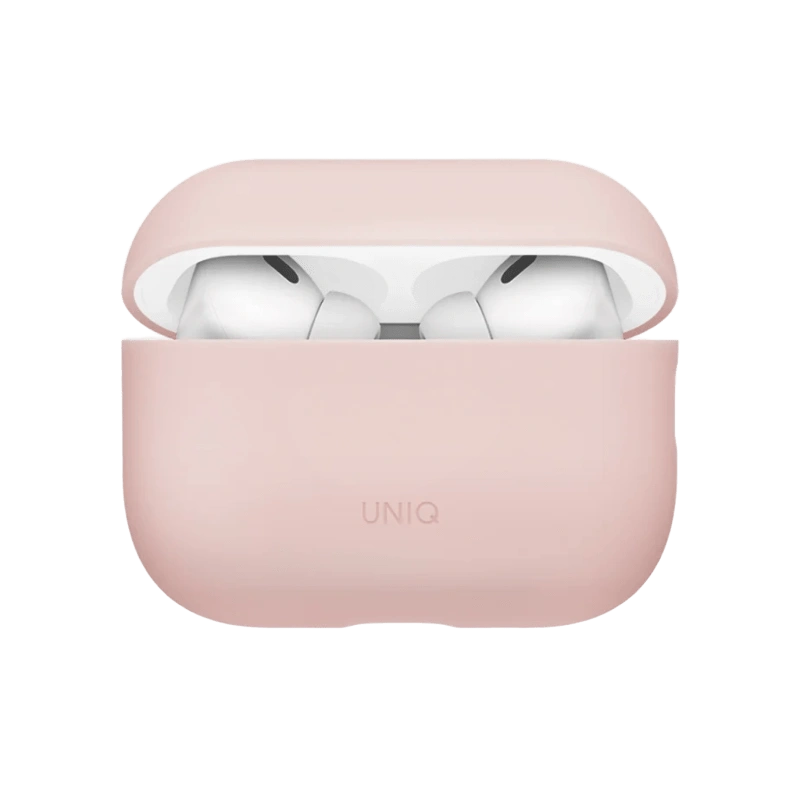 Чехол Uniq для наушников AirPods Pro 3 LINO Liquid silicone with handstrap, Розовый (AIRPODSPRO3-LINOBLPINK). Фото 2