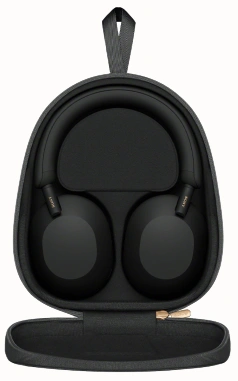 Беспроводные наушники Sony WH-1000XM5/B с шумоподавлением, Чёрные. Фото 7