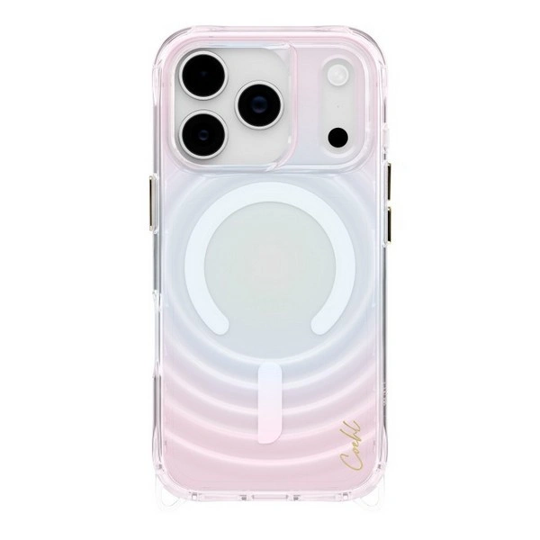 Накладка Uniq COEHL IML Vela Sparkling для iPhone 17 Pro MagSafe, Silver (IP6.3P(2025)-VELAMIRD). Фото 1