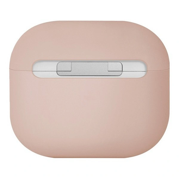 Чехол Uniq для наушников AirPods 4 LINO Liquid silicone, Pink (AIRPODS(2024)-LINOPNK). Фото 2