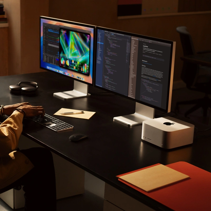 Системный блок Apple Mac Studio 2025 (MU973) (Core M3 Ultra 28--ядер CPU, 60--ядер GPU, 96 ГБ, SSD 1 ТБ). Фото 6