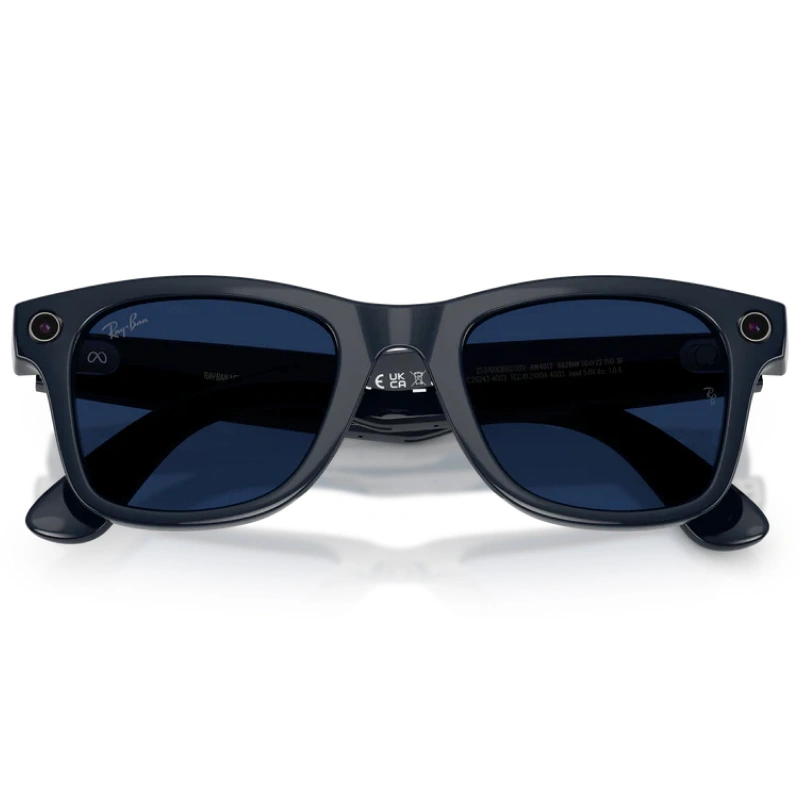 Умные очки Ray Ban Wayfarer (Gen 2) RW4012 Блестящий космический синий/Переходящий сапфир M 150-50mm (601SSB). Фото 3