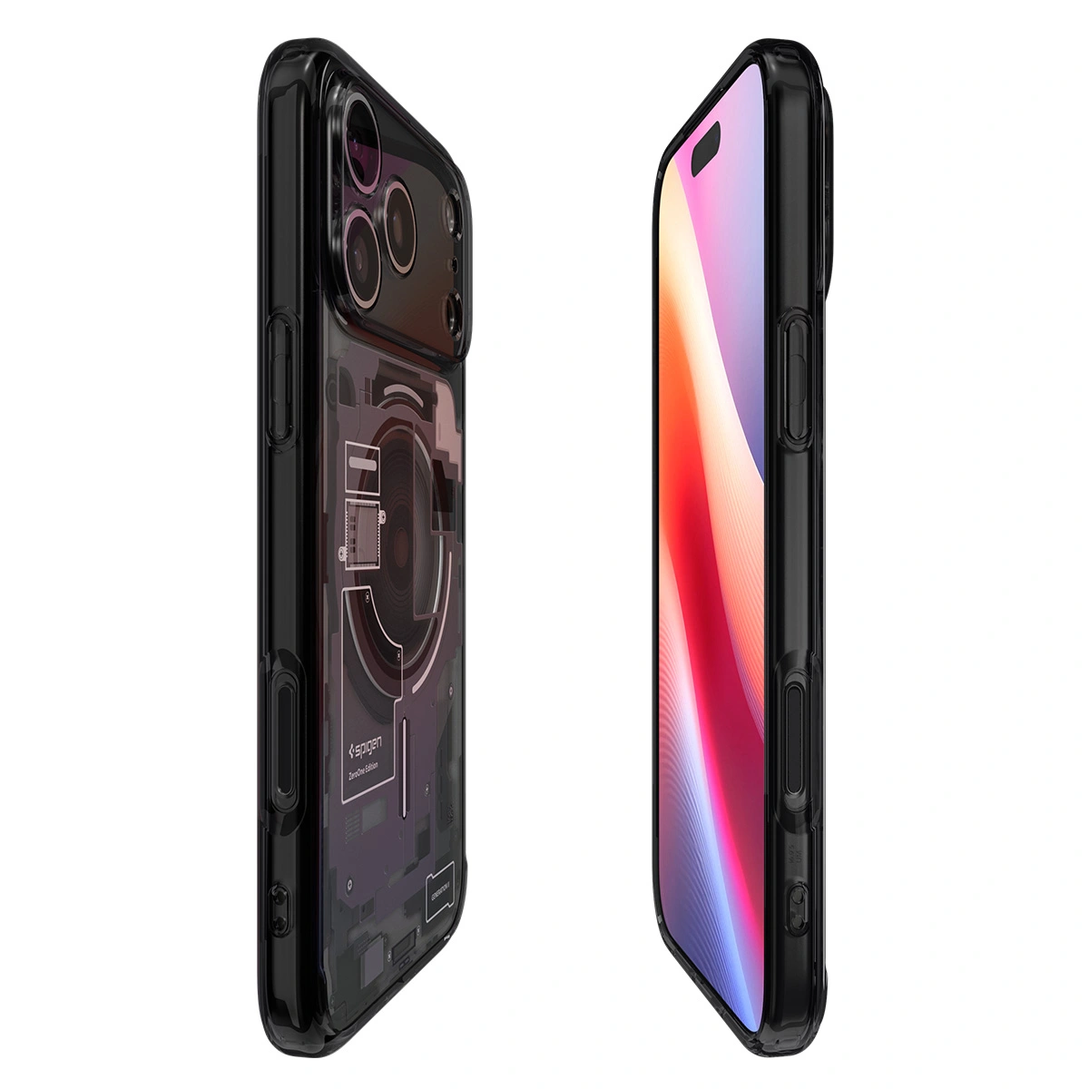 Накладка Spigen Ultra Hybrid (MagSafe) для iPhone 17 Pro Max, Чёрная (ACS10289). Фото 6