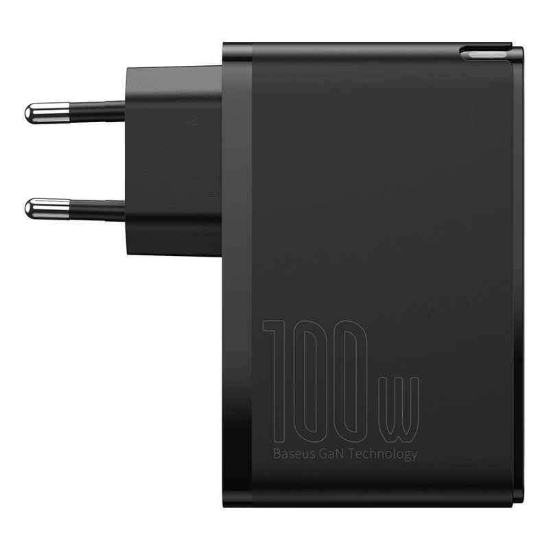 Сетевое зарядное устройство Baseus GaN2 Pro 2*USB+2*TYPE-C, 100W, Чёрное (CCGAN2P-L01). Фото 2