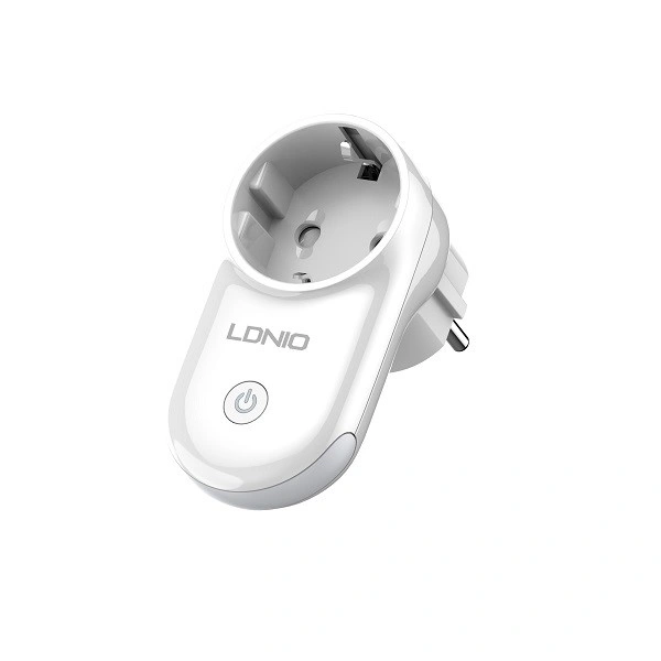 Умная розетка LDNIO SEW1058 Wi-Fi Smart Power Socket, Белая. Фото 6