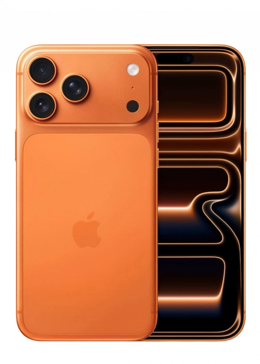 Смартфон Apple iPhone 17 Pro 256Гб, Оранжевый (eSIM+SIM) (Без RuStore). Фото 1