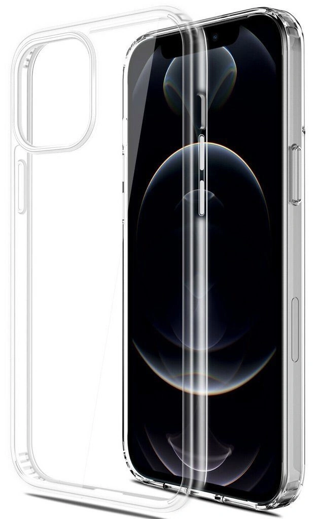 Накладка силиконовая для iPhone 12 Pro Max, Прозрачная. Фото 1