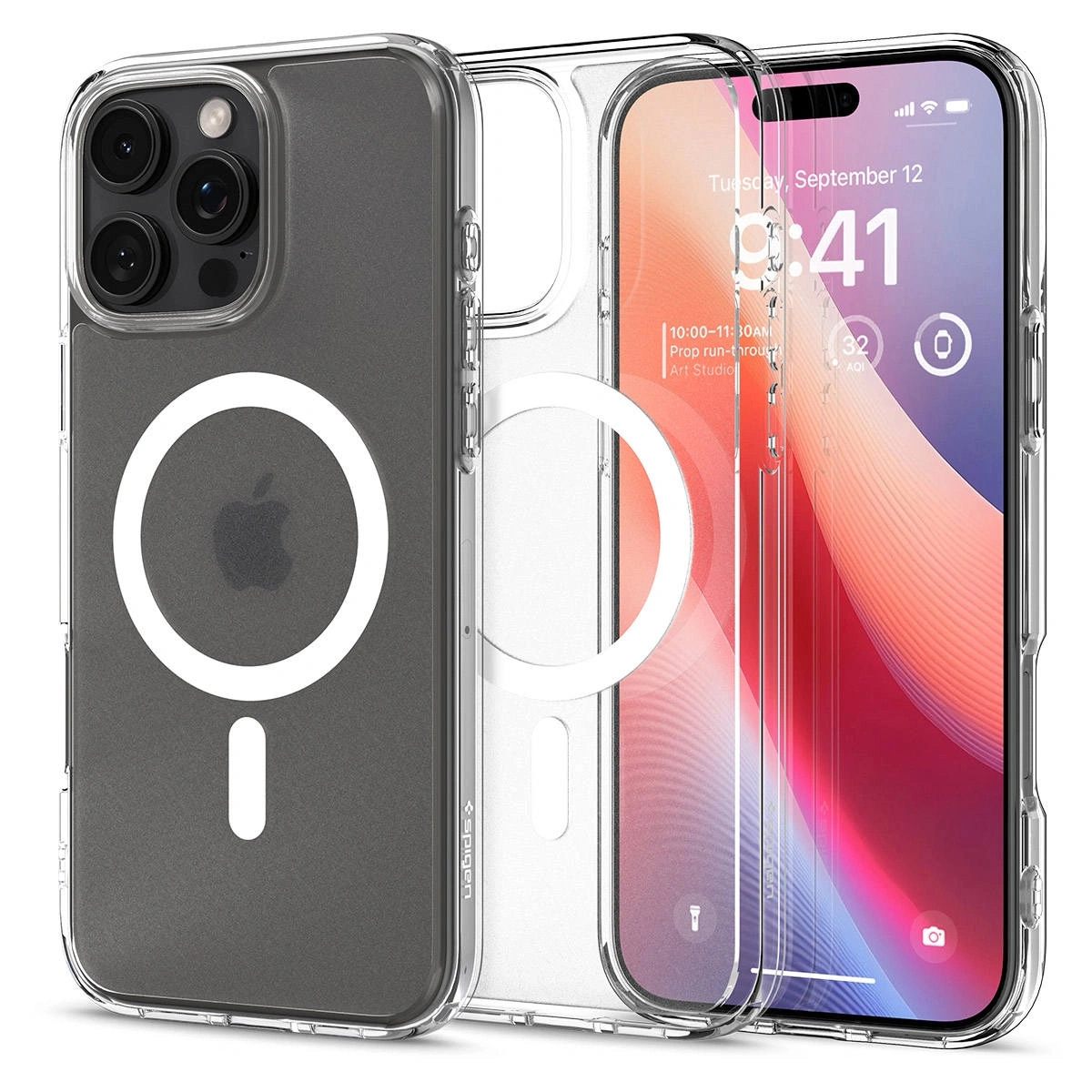 Накладка Spigen Ultra Hybrid MagSafe для iPhone 16 Pro, Frost Clear (ACS08133). Фото 1