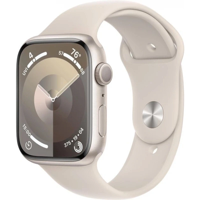 Apple Watch Series 9, 45 мм, алюминий цвета "сияющая звезда" (Уцененный товар). Фото 1