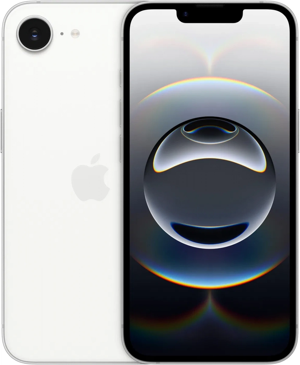 Смартфон Apple iPhone 16e 128Гб Белый (eSIM+SIM) (Без RuStore). Фото 1