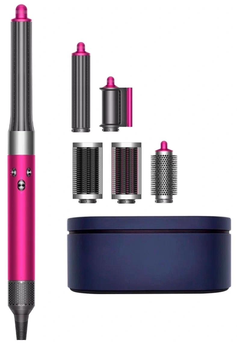 Стайлер для волос Dyson AirWrap Complete Long HS05, Фуксия, яркий никель. Фото 1